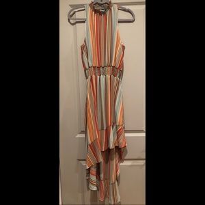 Multicolored high low dress!